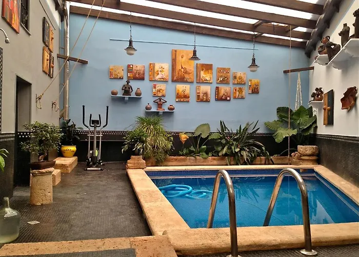 Villa con piscina: Casa Rural Arte y Descanso